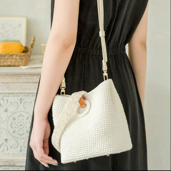Pure Simple Square Bag Pure Diy Crochet Bag - Moyyudé