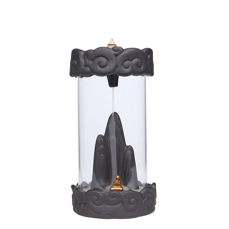 Sandalwood Incense Burner Creative Auspicious Clouds Windshield Backflow Incense Burner - Moyyudé