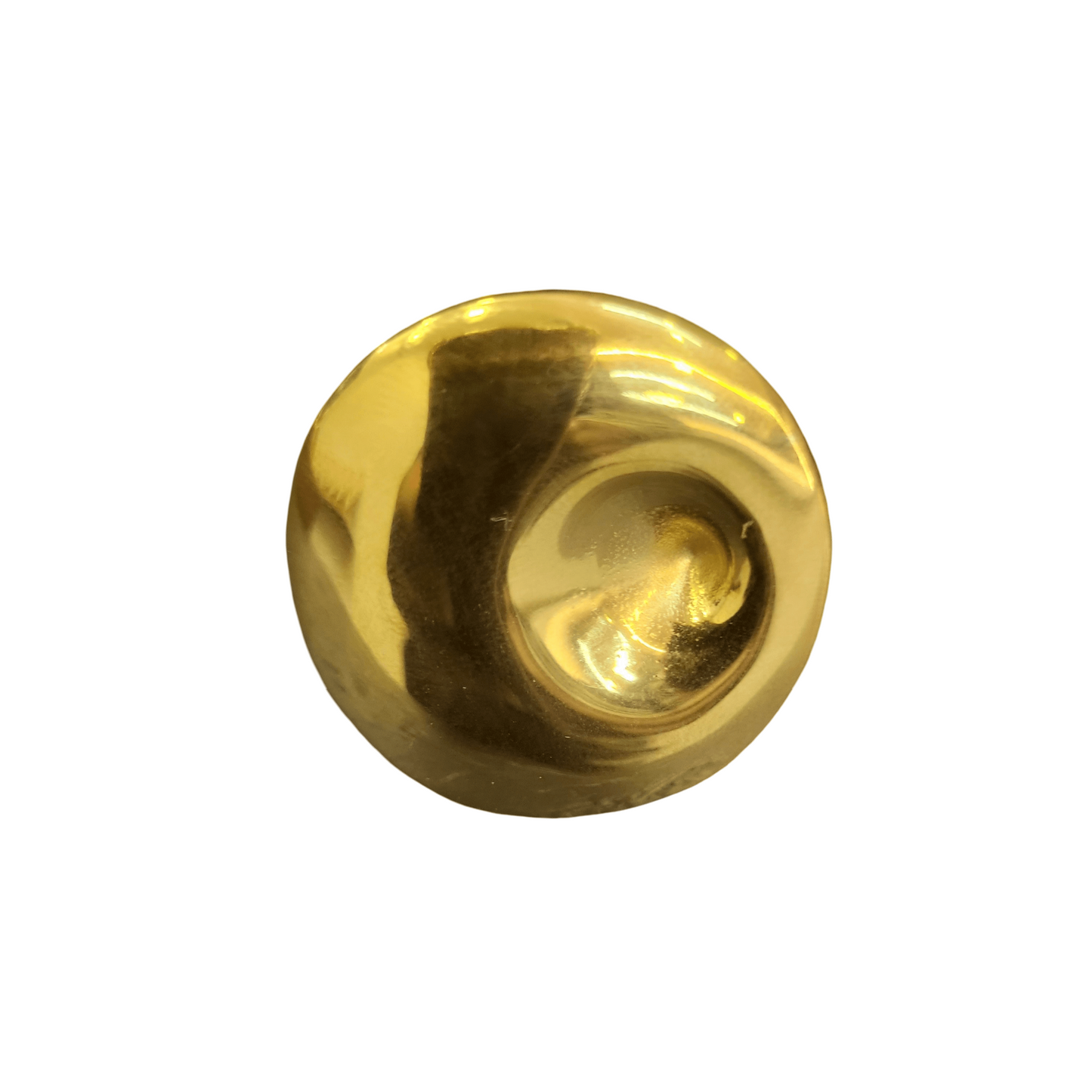 Bague dorée bombée – Design sculptural et minimaliste pour femme moderne - Moyyudé