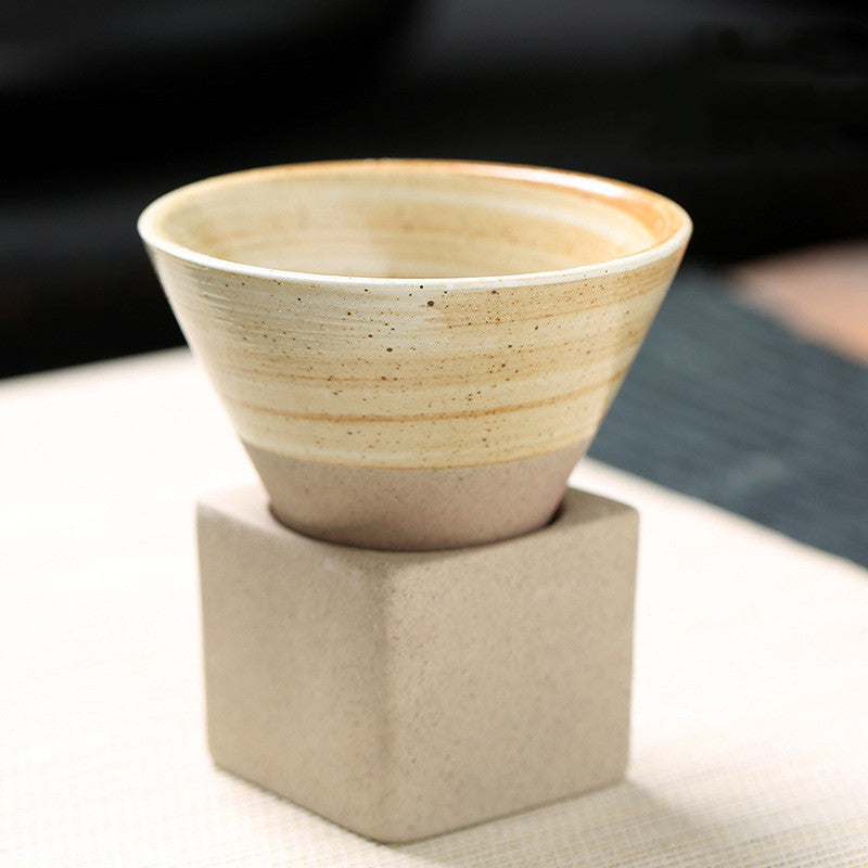 Retro Tea Cup Japanese Coarse Pottery - Moyyudé