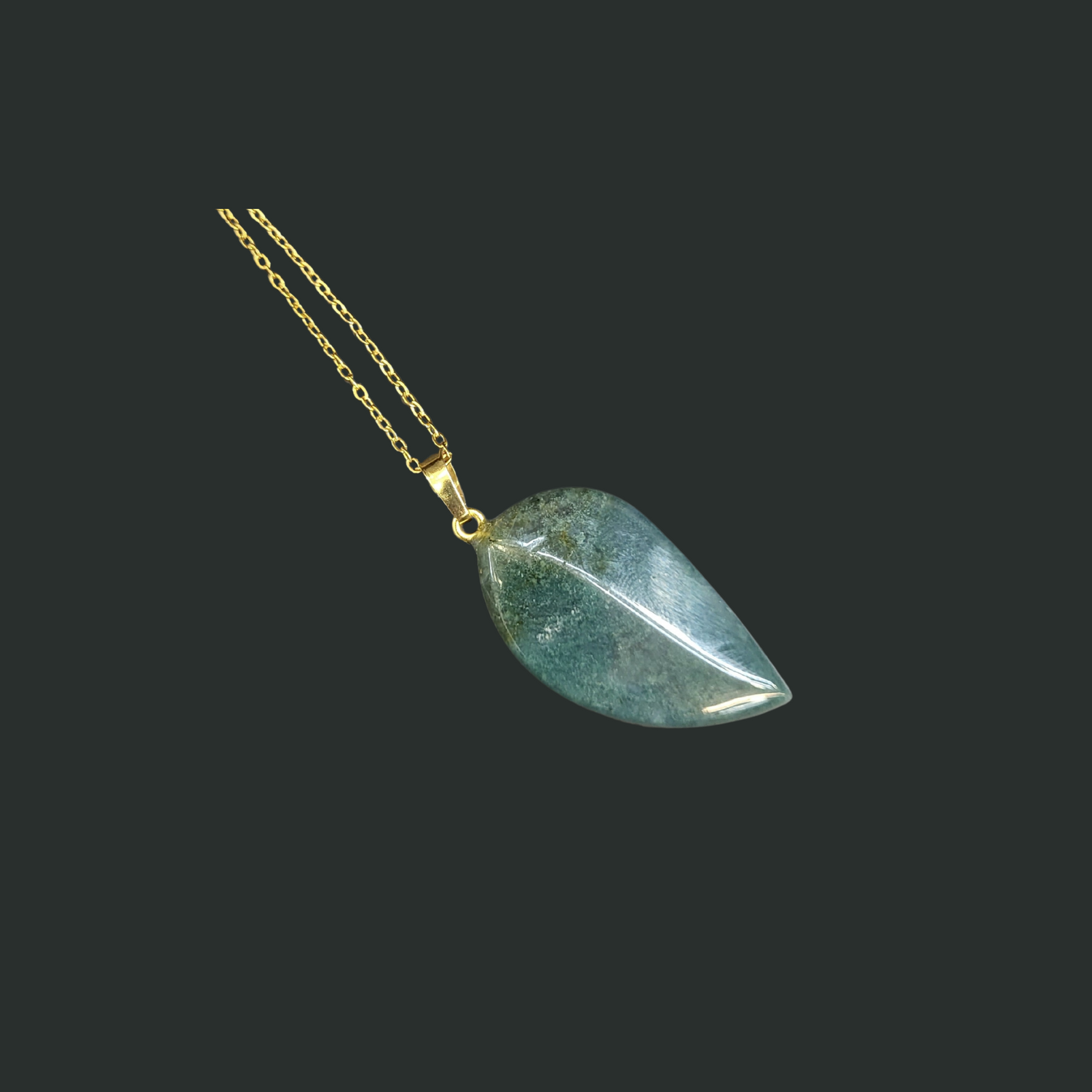 Collier feuille Signature Moyyudé