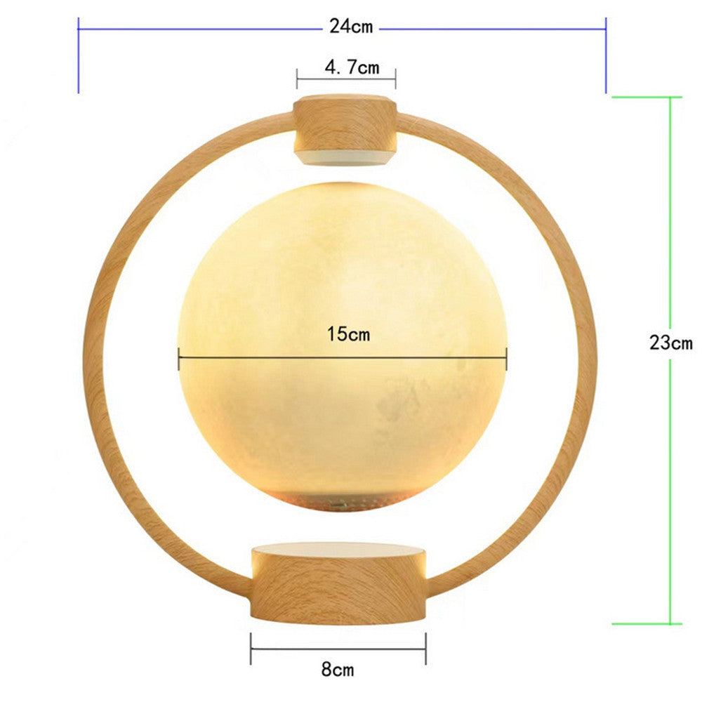 Lampe Lune Lévitation Magnétique Bluetooth – Lumières Colorées et Son Stéréo 3D - Moyyudé