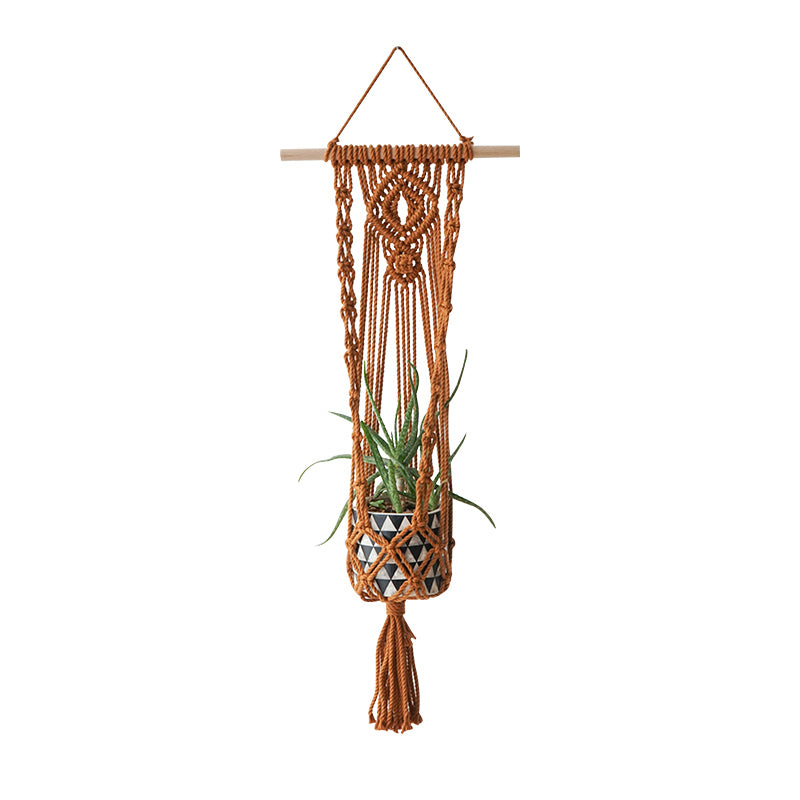 Hand made hanging basket tapestry - Moyyudé
