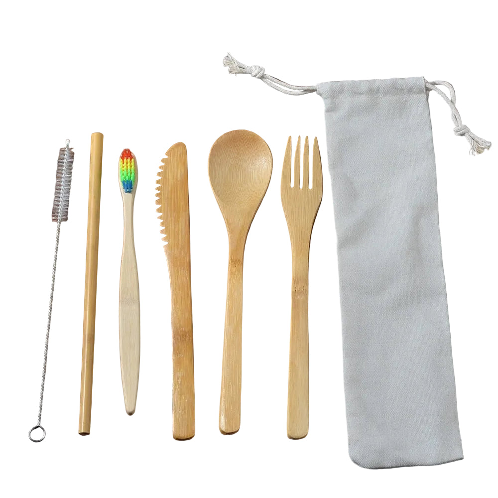 Eco-Friendly Bamboo Toothbrush Sets - Moyyudé