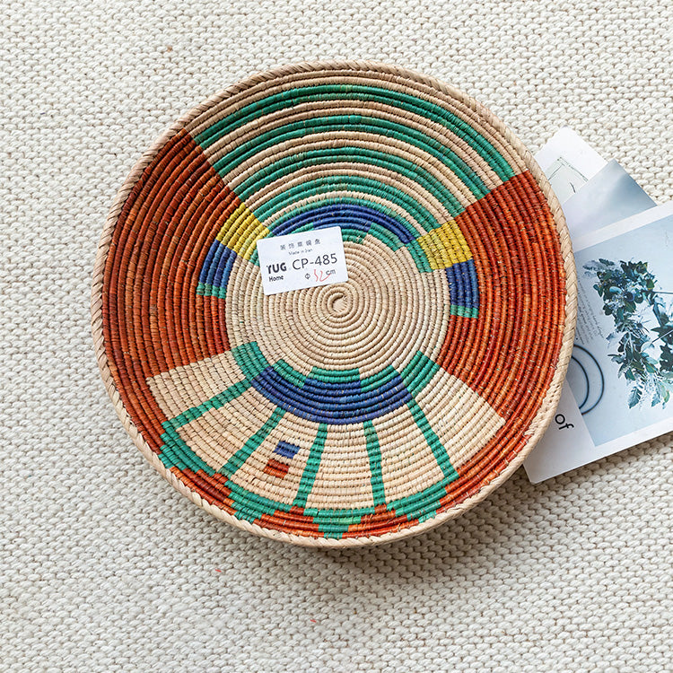 Round Ornaments Fruit Tray Ornaments Storage Basket - Moyyudé