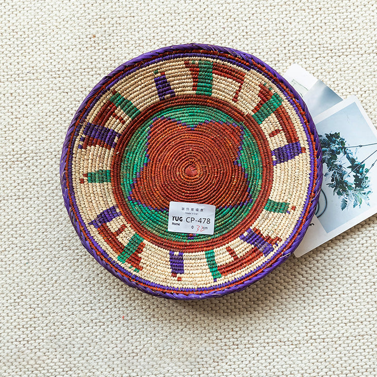 Round Ornaments Fruit Tray Ornaments Storage Basket - Moyyudé