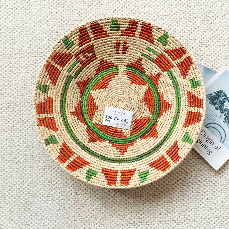 Round Ornaments Fruit Tray Ornaments Storage Basket - Moyyudé
