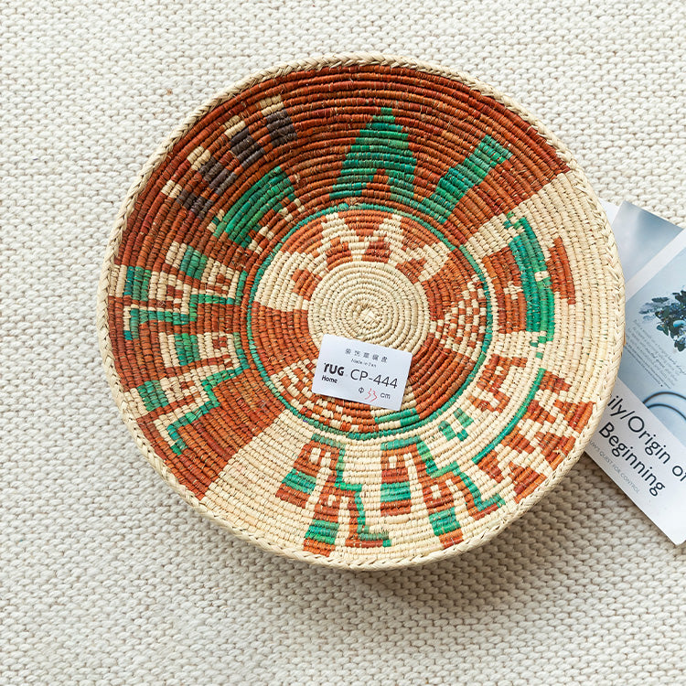 Round Ornaments Fruit Tray Ornaments Storage Basket - Moyyudé