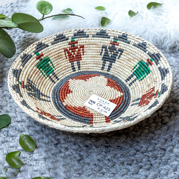 Round Ornaments Fruit Tray Ornaments Storage Basket - Moyyudé