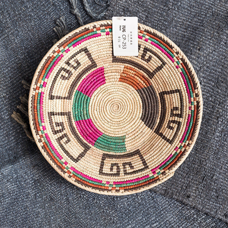 Round Ornaments Fruit Tray Ornaments Storage Basket - Moyyudé