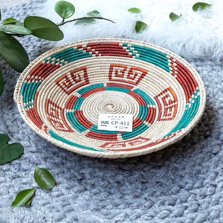 Round Ornaments Fruit Tray Ornaments Storage Basket - Moyyudé