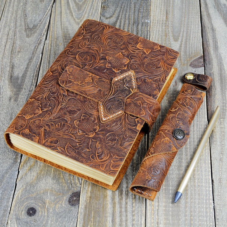 Leather hand made notebook - Moyyudé