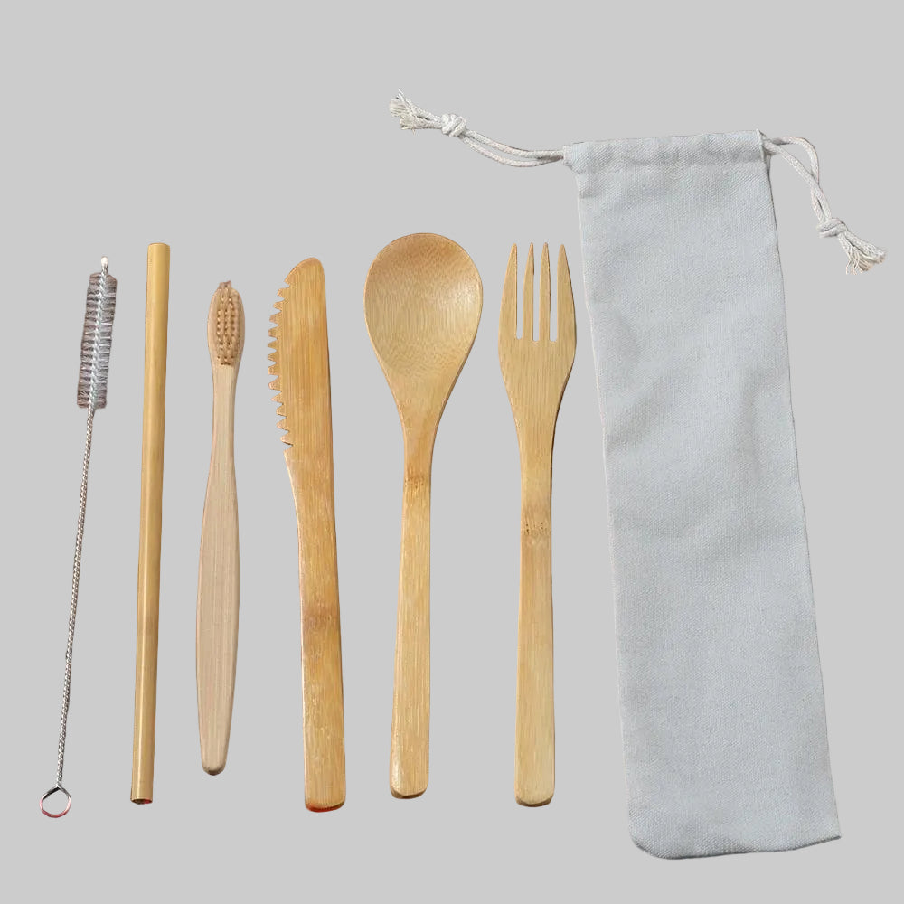 Eco-Friendly Bamboo Toothbrush Sets - Moyyudé