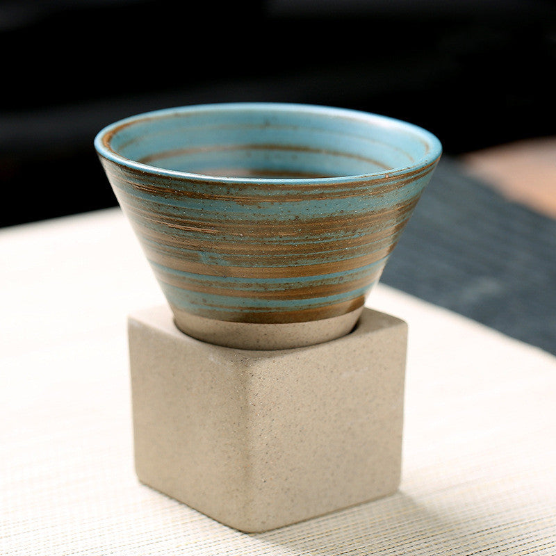 Retro Tea Cup Japanese Coarse Pottery - Moyyudé
