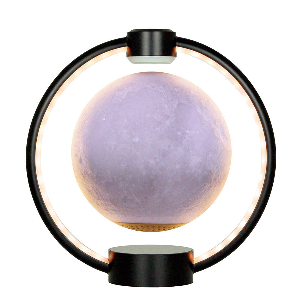 Lampe Lune Lévitation Magnétique Bluetooth – Lumières Colorées et Son Stéréo 3D - Moyyudé