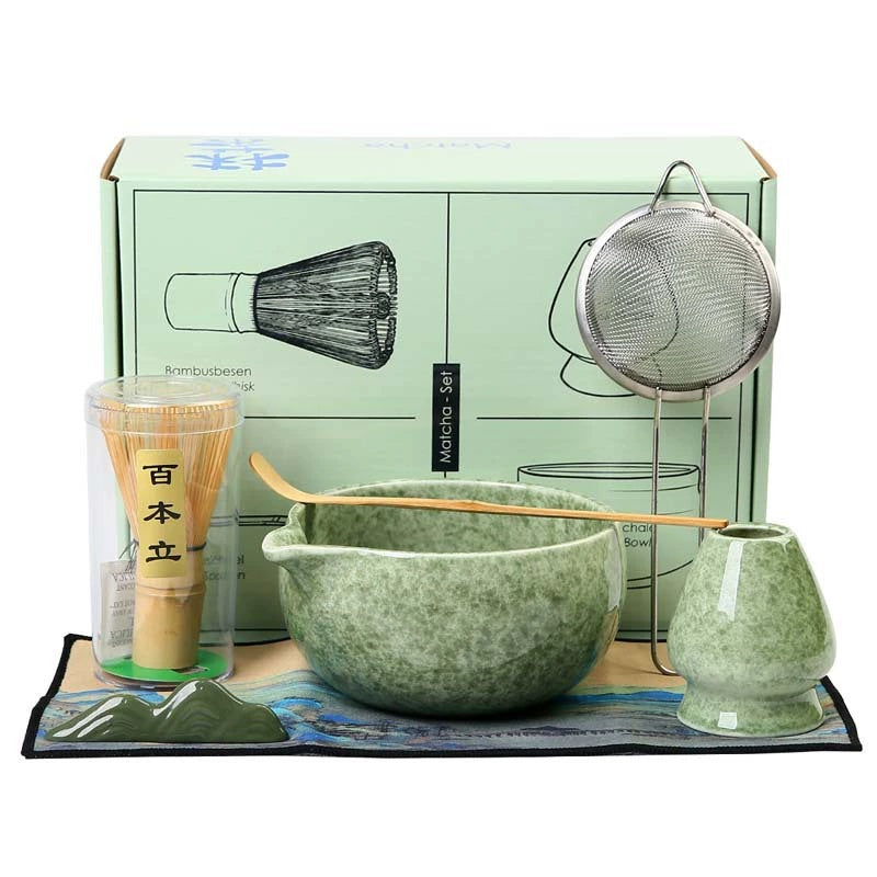 Service à Thé Céramique Style Japonais — Coloris Matcha | Moyyudé - Moyyudé