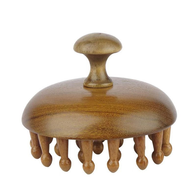 Creative Fashion Wooden Shampoo Brush Massager - Moyyudé