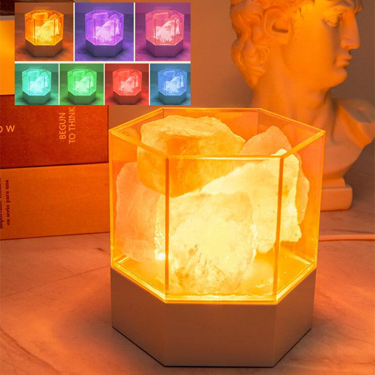 Creative Gift Girl Bedroom Salt Stone Night Light - Moyyudé