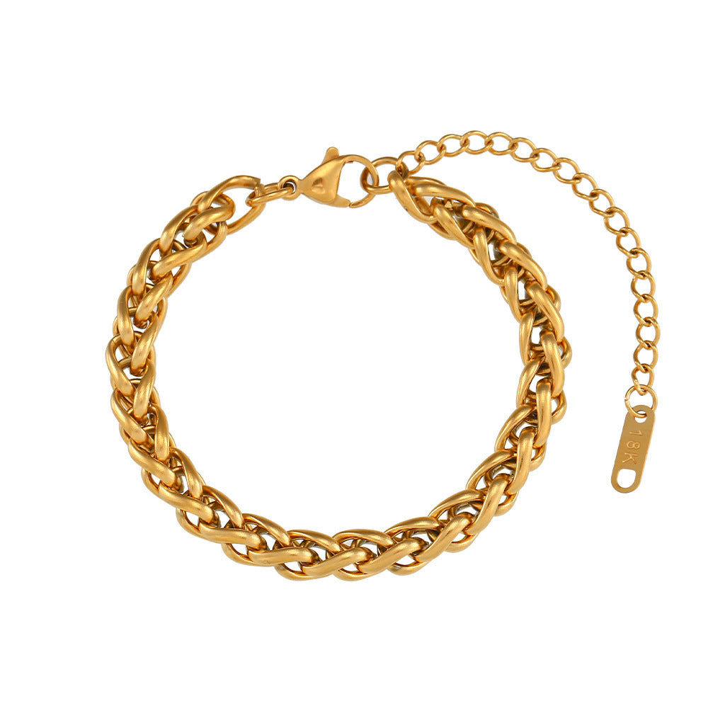 Fashionable Retro Bracelet Accessory Made Of Stainless Steel - Moyyudé