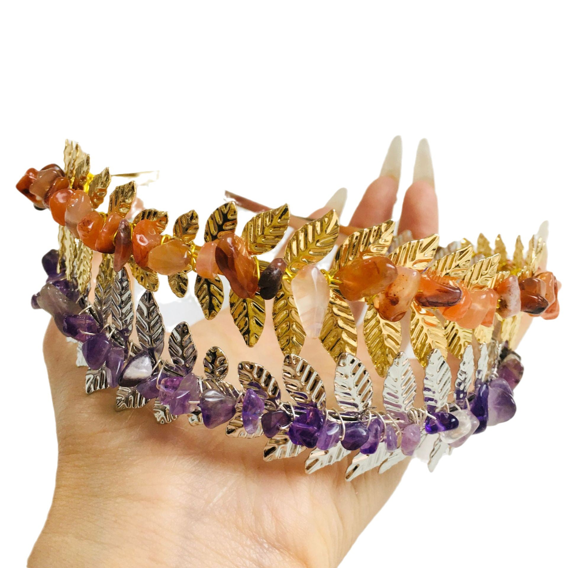 Natural Crystal Hairpin Creative Handmade DIY - Moyyudé