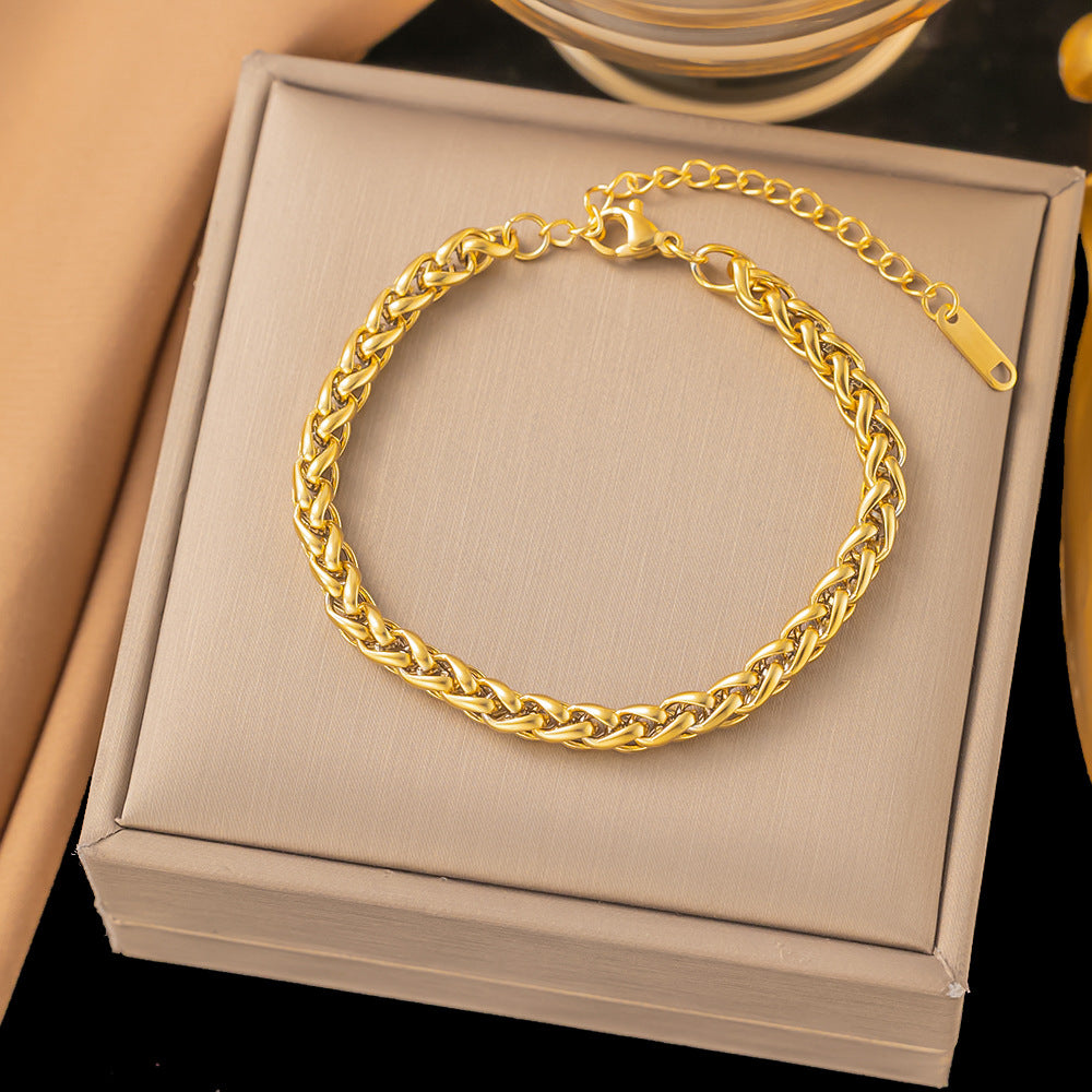 Fashionable Retro Bracelet Accessory Made Of Stainless Steel - Moyyudé