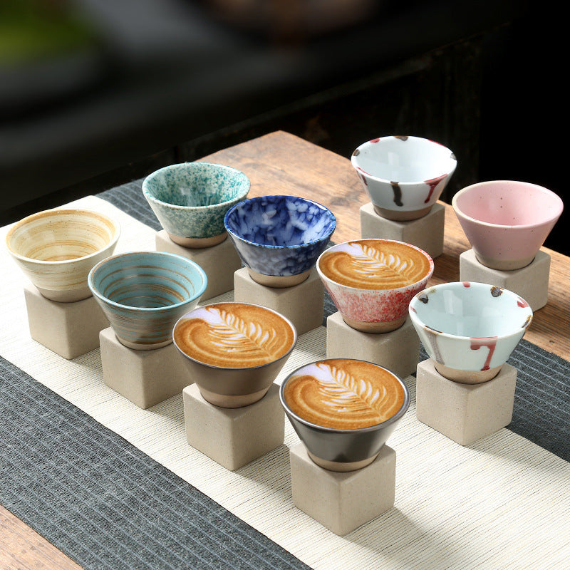 Retro Tea Cup Japanese Coarse Pottery - Moyyudé