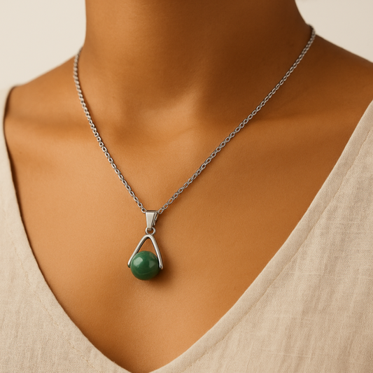 Collier Aventurine Pierre Naturelle Moyyudé Élégant - Moyyudé
