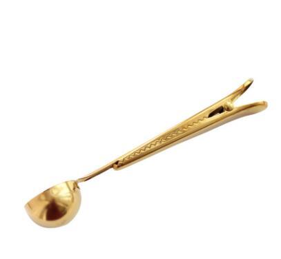 Cuillère doseuse Moyyudé en métal doré accessoire cuisine pratique pour mesurer ingrédients