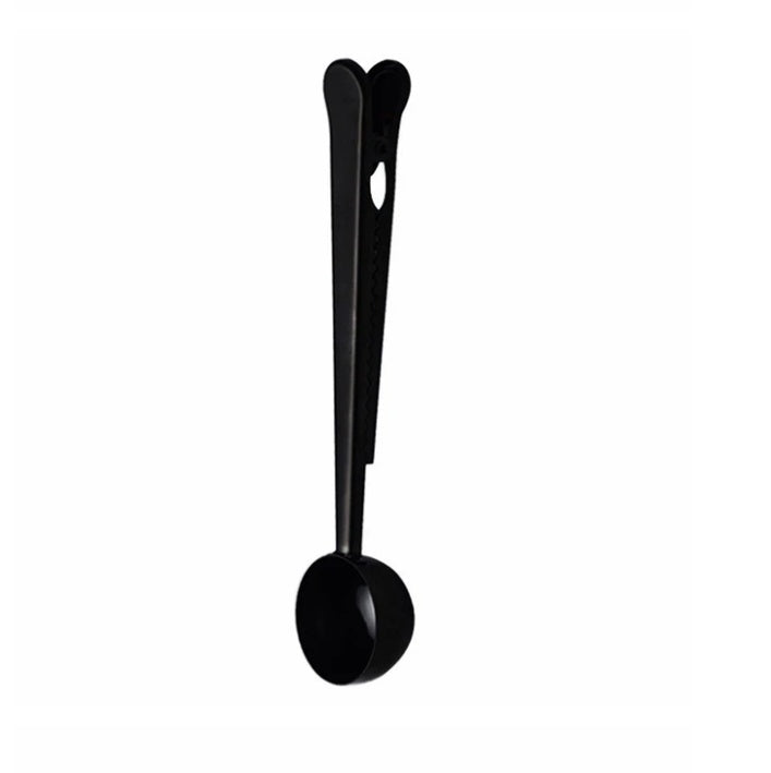 Cuillère doseuse noire Moyyudé accessoire cuisine pratique pour mesurer ingrédients avec pince intégrée