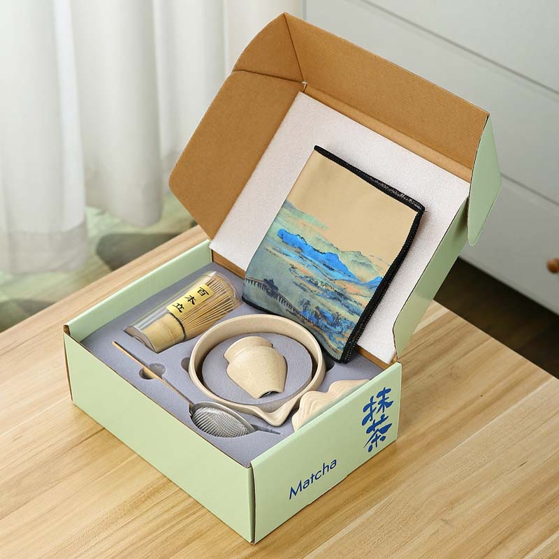 Service à Thé Céramique Style Japonais — Coloris Matcha | Moyyudé - Moyyudé