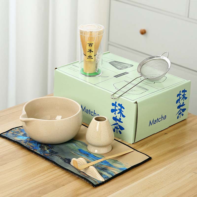 Service à Thé Céramique Style Japonais — Coloris Matcha | Moyyudé - Moyyudé