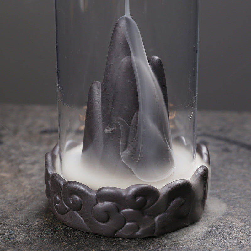 Sandalwood Incense Burner Creative Auspicious Clouds Windshield Backflow Incense Burner - Moyyudé