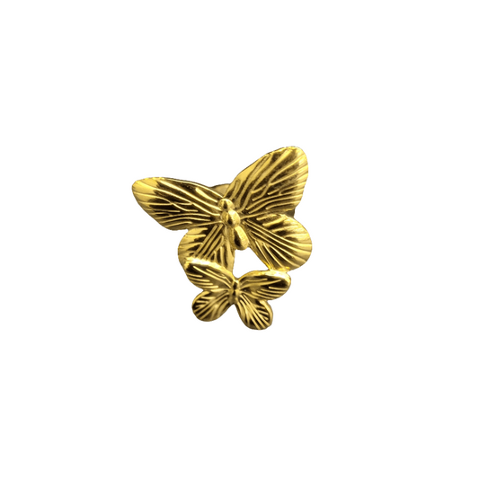 Bague Papillon Dorée Ajourée – Élégance Poétique pour Femme - Moyyudé