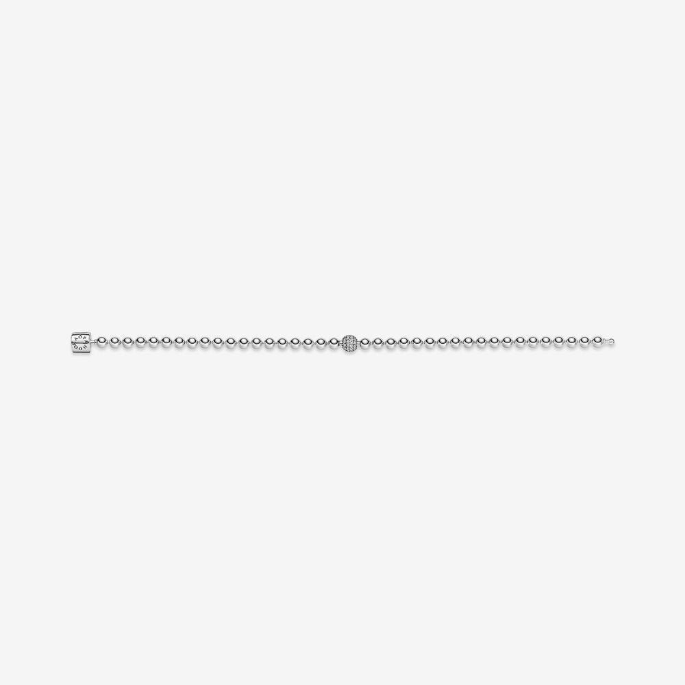 S925 Sterling Silver Bracelet Densely Inlaid DIY Silver Beads - Moyyudé