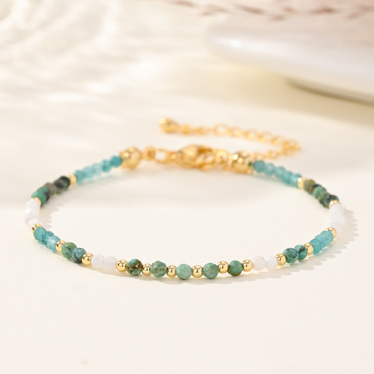 Bohemian Style Natural Stone Beads String Bracelet For Women - Moyyudé