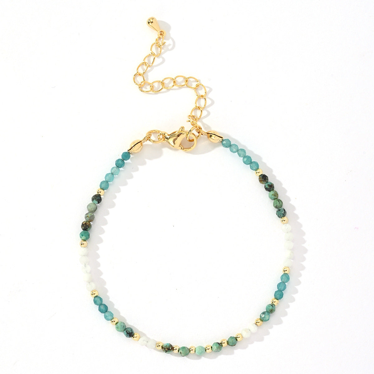 Bohemian Style Natural Stone Beads String Bracelet For Women - Moyyudé