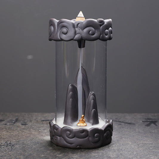 Sandalwood Incense Burner Creative Auspicious Clouds Windshield Backflow Incense Burner - Moyyudé