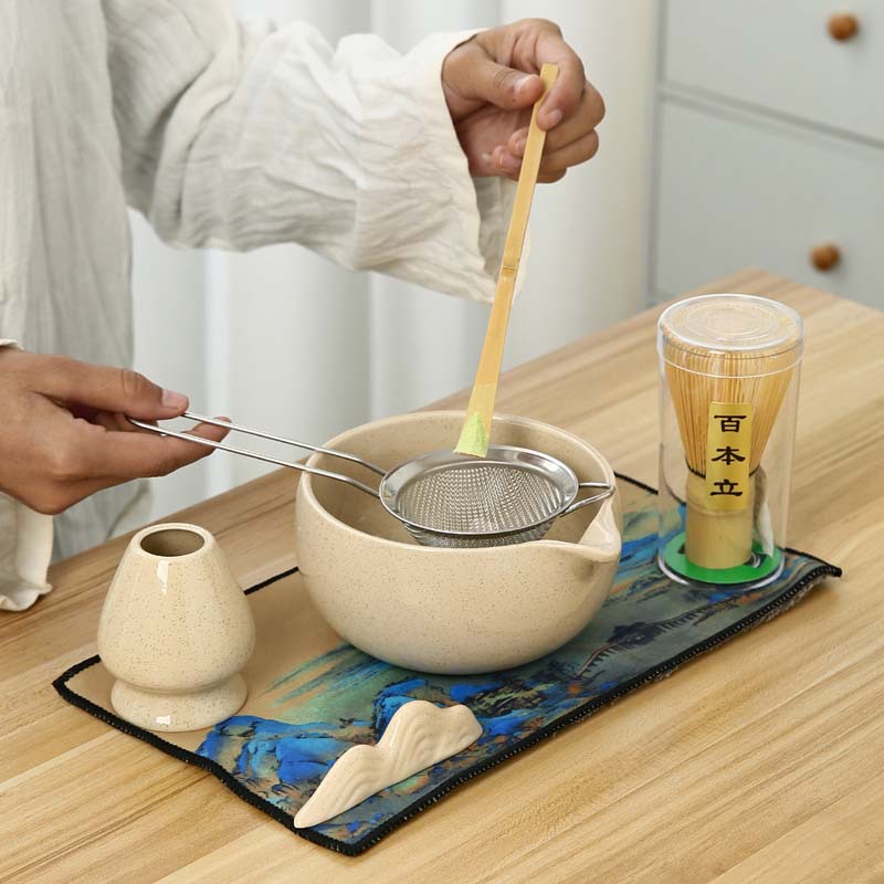 Service à Thé Céramique Style Japonais — Coloris Matcha | Moyyudé - Moyyudé