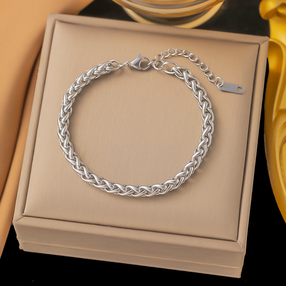 Fashionable Retro Bracelet Accessory Made Of Stainless Steel - Moyyudé