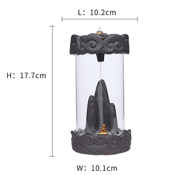 Sandalwood Incense Burner Creative Auspicious Clouds Windshield Backflow Incense Burner - Moyyudé