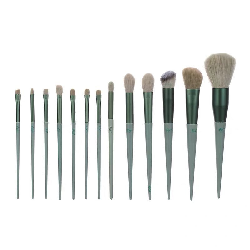 Set pinceaux teint et yeux Moyyudé avec 12 pinceaux de maquillage pour application précise