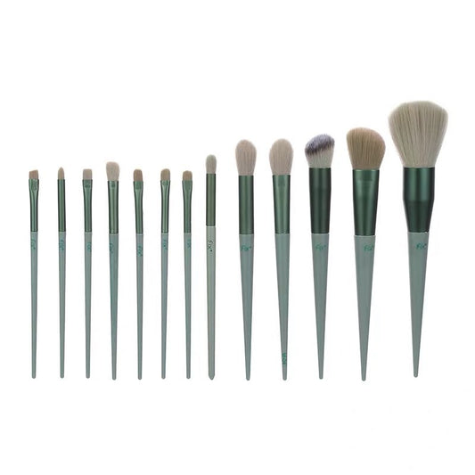 Set pinceaux teint et yeux Moyyudé avec 12 pinceaux de maquillage pour application précise